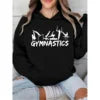 Kinitwear Women's Pullover Sweatshirt One-Color Leisure Fall/Winter Hoodie Made in China